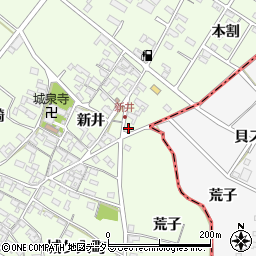愛知県安城市城ケ入町本割8-3周辺の地図