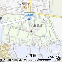 愛知県新城市二本松4-11周辺の地図