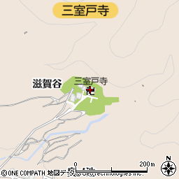 三室戸寺周辺の地図