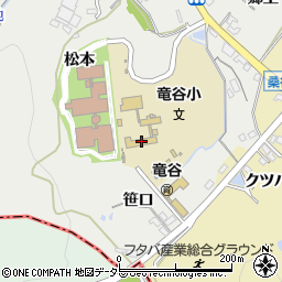岡崎市立竜谷小学校周辺の地図