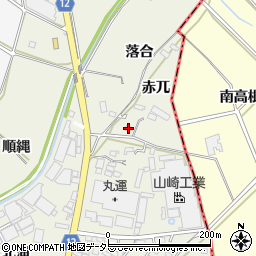 愛知県西尾市米津町赤兀19周辺の地図