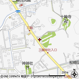 静岡県藤枝市岡部町三輪1336周辺の地図