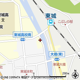 広島県庄原市東城町川西464周辺の地図