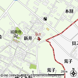 愛知県安城市城ケ入町本割6周辺の地図