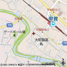 滋賀県甲賀市甲賀町大原市場149周辺の地図