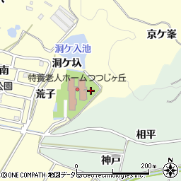 愛知県額田郡幸田町坂崎七曲り周辺の地図