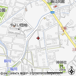 静岡県藤枝市岡部町三輪1521-1周辺の地図