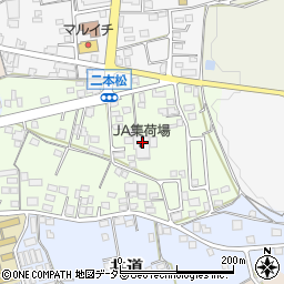 愛知県新城市二本松4-1周辺の地図