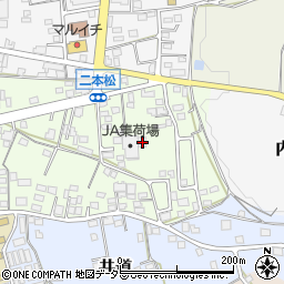 愛知県新城市二本松4-5周辺の地図