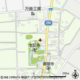 愛知県安城市野寺町野寺周辺の地図