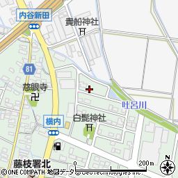 静岡県藤枝市横内2150周辺の地図