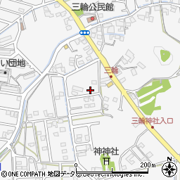 静岡県藤枝市岡部町三輪1342-2周辺の地図