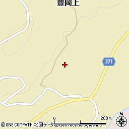 岡山県加賀郡吉備中央町豊岡上390周辺の地図