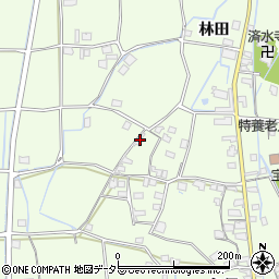 兵庫県姫路市林田町中構28周辺の地図