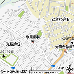 大阪府豊能郡豊能町光風台1丁目5周辺の地図