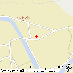 愛知県新城市上吉田山本周辺の地図