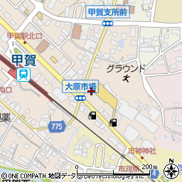 関西みらい銀行甲賀支店周辺の地図
