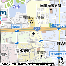朝日生命保険相互会社　名古屋支社半田営業所周辺の地図