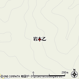 兵庫県上郡町（赤穂郡）岩木（乙）周辺の地図