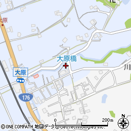 兵庫県三田市大原795周辺の地図