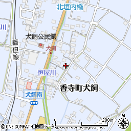 兵庫県姫路市香寺町犬飼67周辺の地図