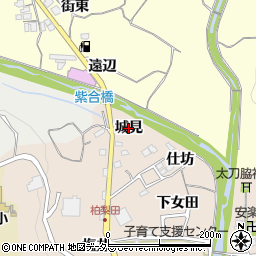 兵庫県猪名川町（川辺郡）柏梨田（城見）周辺の地図