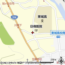 東城川西薬局周辺の地図