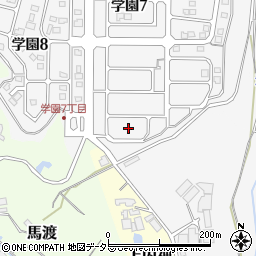 兵庫県三田市学園7丁目17周辺の地図