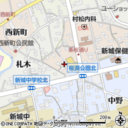 愛知県新城市石名号33周辺の地図