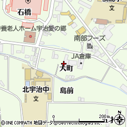 京都府宇治市槇島町（大町）周辺の地図