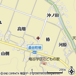 愛知県岡崎市桑谷町高畑81周辺の地図