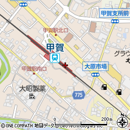 滋賀県甲賀市甲賀町大原市場732周辺の地図
