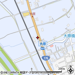 兵庫県三田市大原520周辺の地図