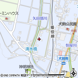 兵庫県姫路市香寺町犬飼617周辺の地図