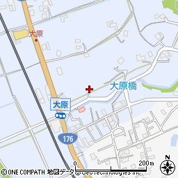 兵庫県三田市大原654周辺の地図