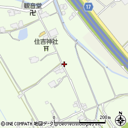兵庫県加東市森214周辺の地図