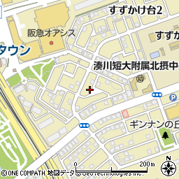 兵庫県三田市すずかけ台2丁目周辺の地図