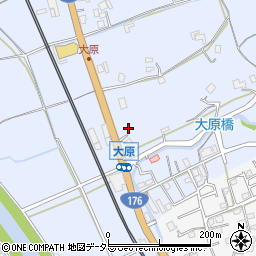 兵庫県三田市大原646周辺の地図