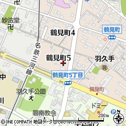 愛知県碧南市鶴見町5丁目周辺の地図