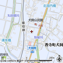兵庫県姫路市香寺町犬飼474周辺の地図