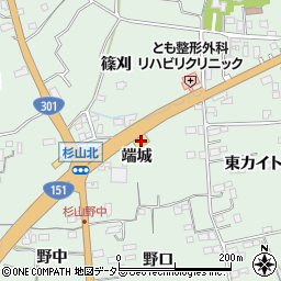 はま寿司新城店周辺の地図