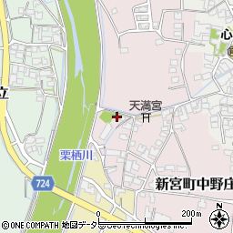 兵庫県たつの市新宮町中野庄78周辺の地図
