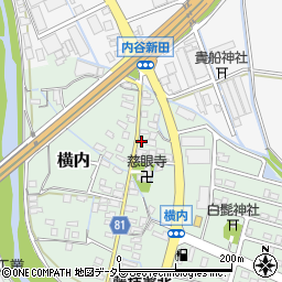 静岡県藤枝市横内175周辺の地図