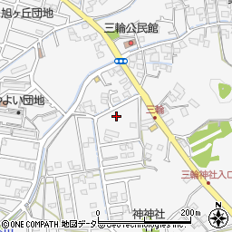 静岡県藤枝市岡部町三輪1345周辺の地図