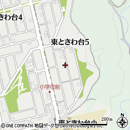 大阪府豊能郡豊能町東ときわ台5丁目周辺の地図