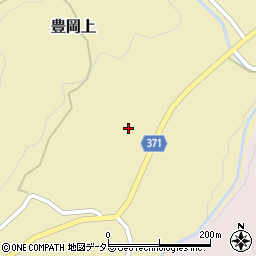 岡山県加賀郡吉備中央町豊岡上318周辺の地図