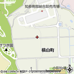 愛知県半田市横山町周辺の地図