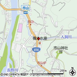 静岡県伊豆市市山309周辺の地図