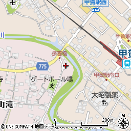 滋賀県甲賀市甲賀町滝2278-3周辺の地図