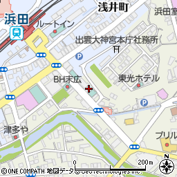 島根県浜田市黒川町97周辺の地図